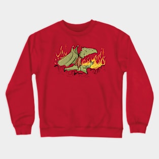 Derpy Dragon (Color) Crewneck Sweatshirt